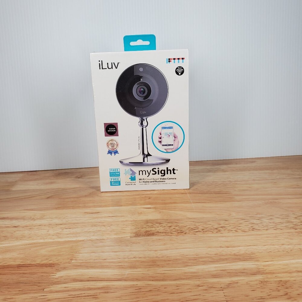 iLuv mySight Wi-Fi Cloud-Based 2K Video Camera Smart Detection for Security NIB